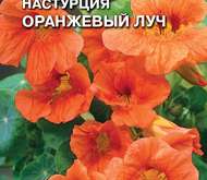 Семена цветов Настурция «Оранжевый луч»
