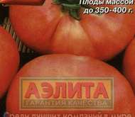 Семена томата Русский богатырь -  Р (цветной пакет)