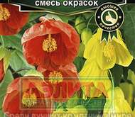 Семена цветов Абутилона гибридного Джульетта, смесь окрасок -  Мн (цветной пакет)