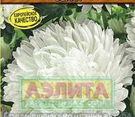 Семена Астры Королевский размер белая -  Одн (цветной пакет)